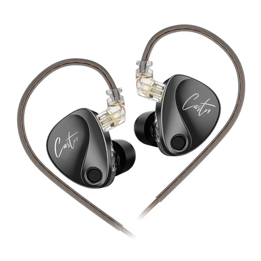 Auriculares KZ Castor HiFi In-Ear con Doble Driver Dinámico y Sonido Personalizable