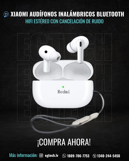 🎧 Xiaomi Audífonos Inalámbricos Bluetooth 🎮 HiFi Estéreo con Cancelación de Ruido